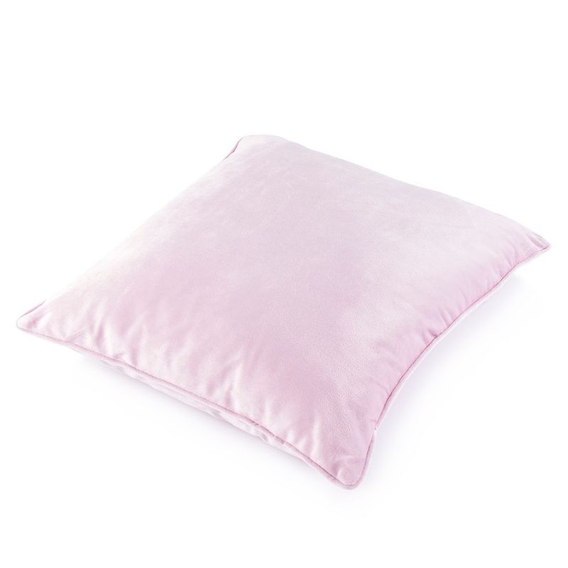 Cojín Deco Velvet Rosado 45x45 cm Tottus Perú