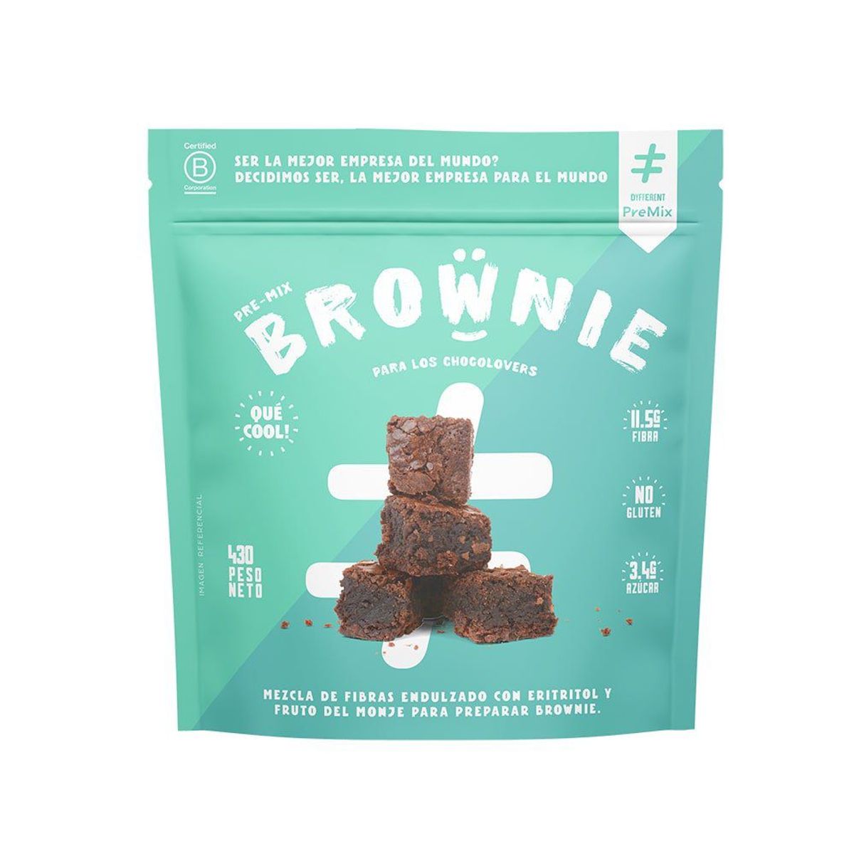 DYFFERENT - Mix Brownie Dyfferent Empaque 430 g