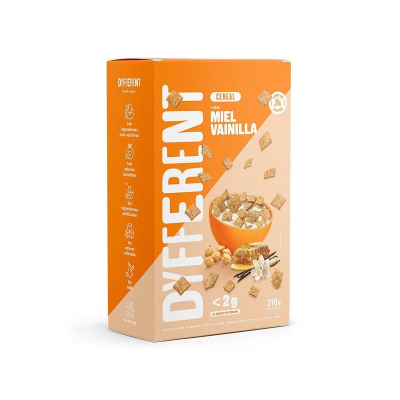 DYFFERENT - Cereal Dyfferent Garbanzo Miel Vainilla Caja 210 g
