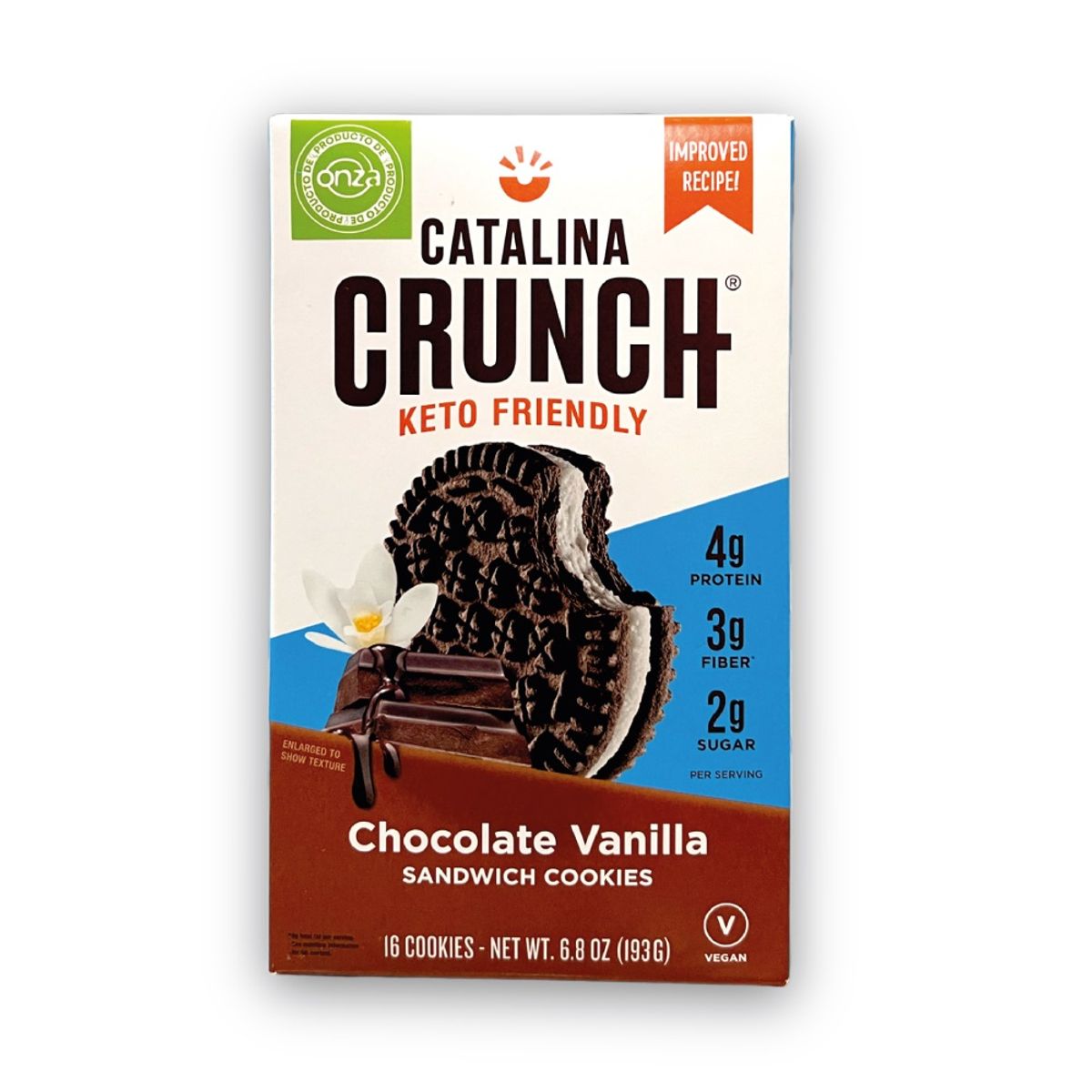 CATALINA CRUNCH - Sandwich Cookie Chocolate Vainilla x 193 g