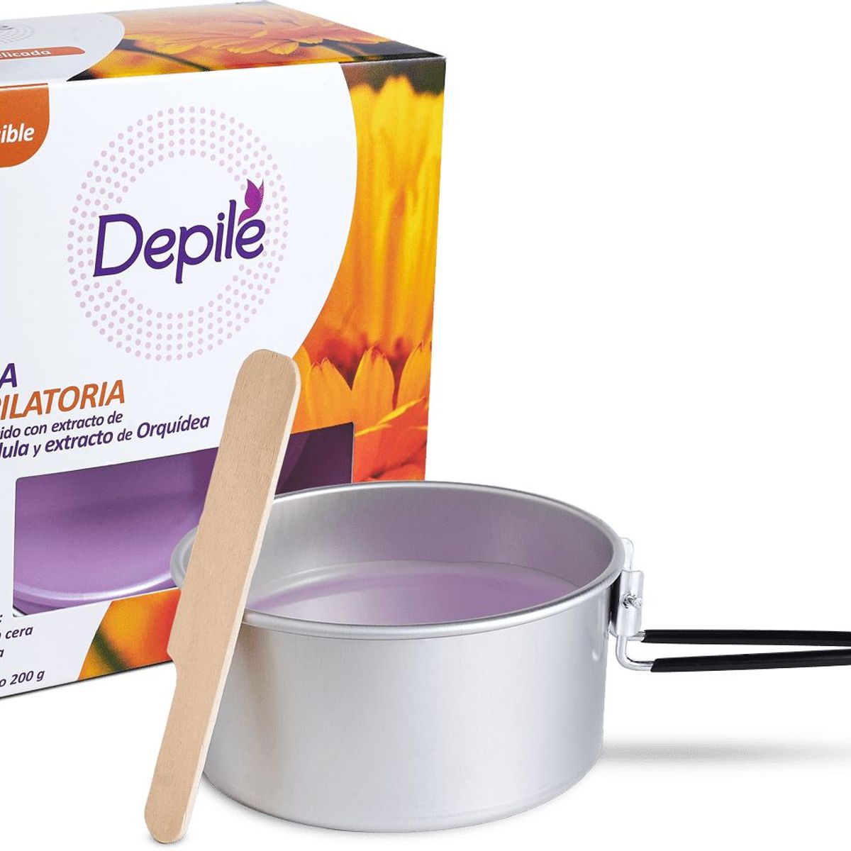 DEPILE - Cera Depiladora Depile Caléndula Extracto Orquídea Caja 200 g