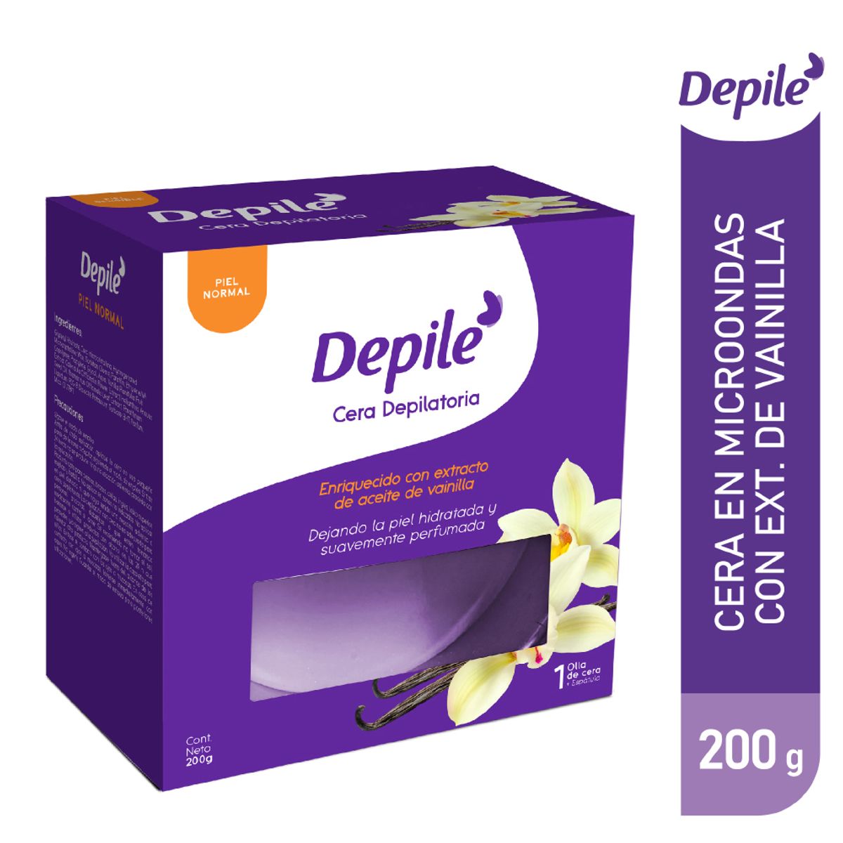 DEPILE - Cera Depiladora Depile Vainilla Caja 200 g
