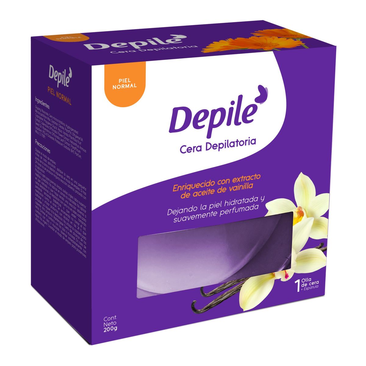 DEPILE - Cera Depiladora Depile Vainilla Caja 200 g