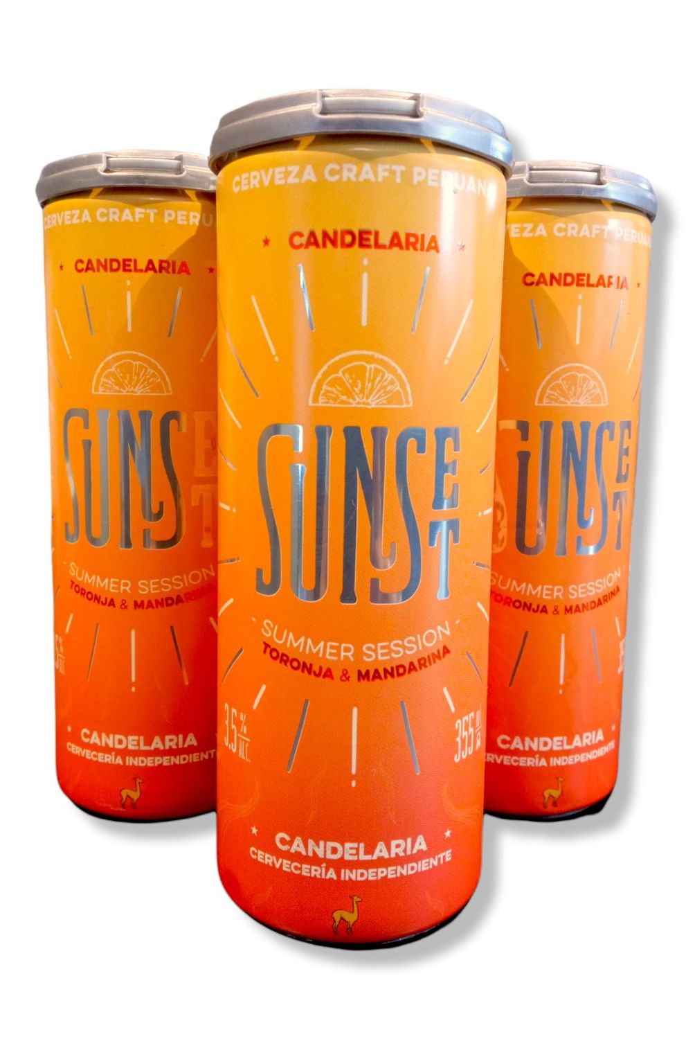 CANDELARIA - Cerveza Candelaria Sunset Sessions Pack 4 Latas 355 mL