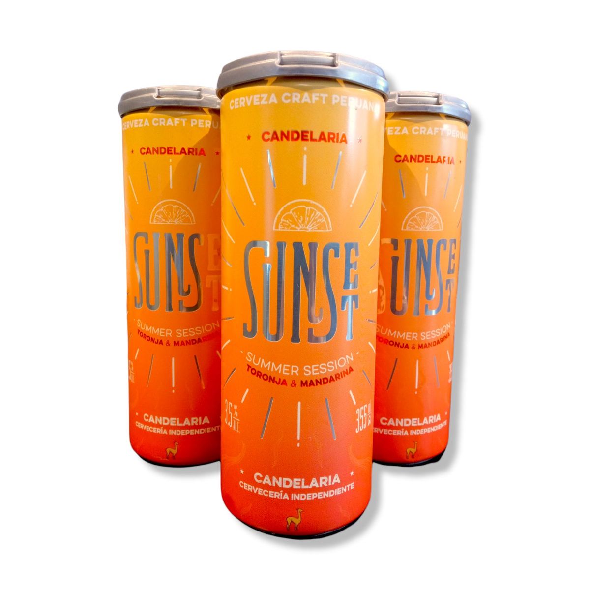 CANDELARIA - Cerveza Candelaria Sunset Sessions Pack 4 Latas 355 mL