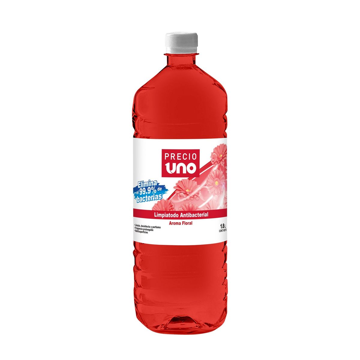 PRECIO UNO - Limpiatodo Antibacterial Precio Uno Floral Botella 1.8 L