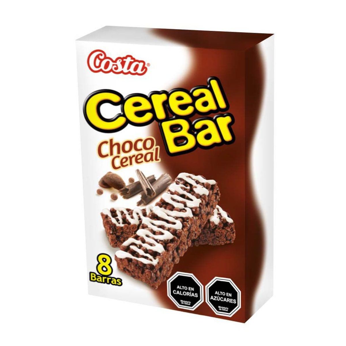 COSTA - Barras de Cereal Costa Cereal Bar Chocolate Caja 8 Und