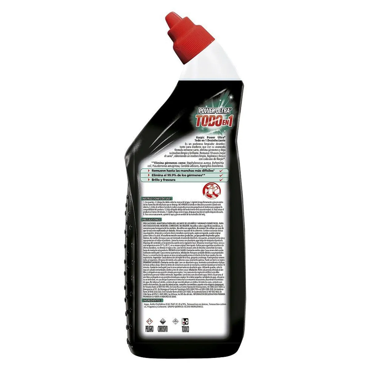 HARPIC - Limpiador de Inodoro Harpic Power Ultra Desinfectante Envase 750 mL