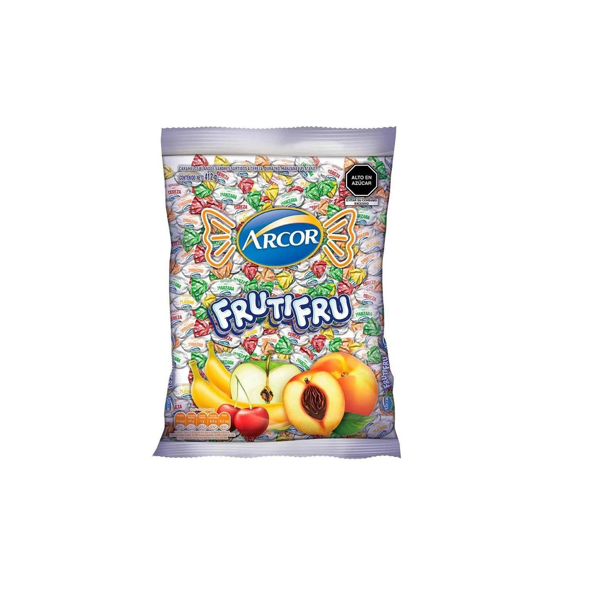 ARCOR - Masticable Frutifru Arcor Bolsa 412 g
