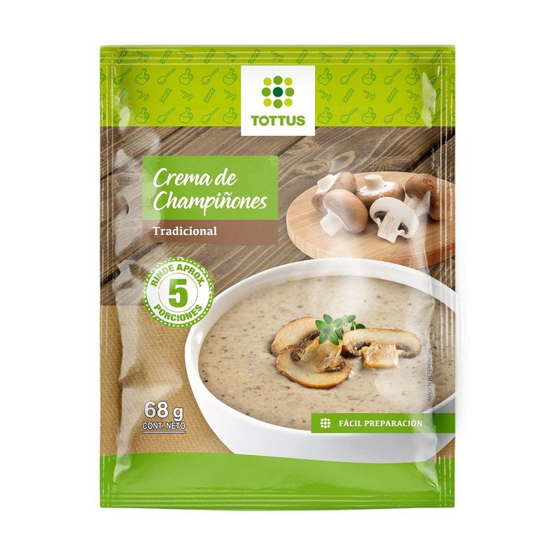 TOTTUS - Crema de Champinones Tottus 68 g