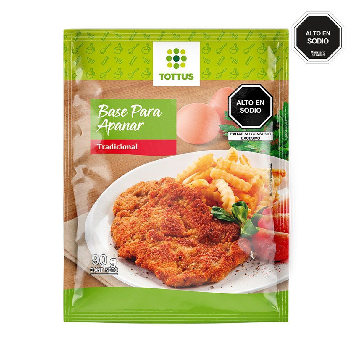 TOTTUS - Mezcla Para Apanar Tottus Empaque 90 g