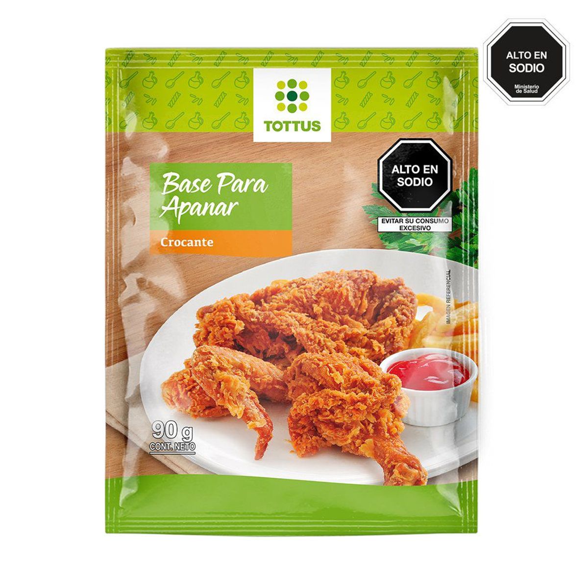 TOTTUS - Mezcla Para Apanar Crocante Tottus Empaque 90 g