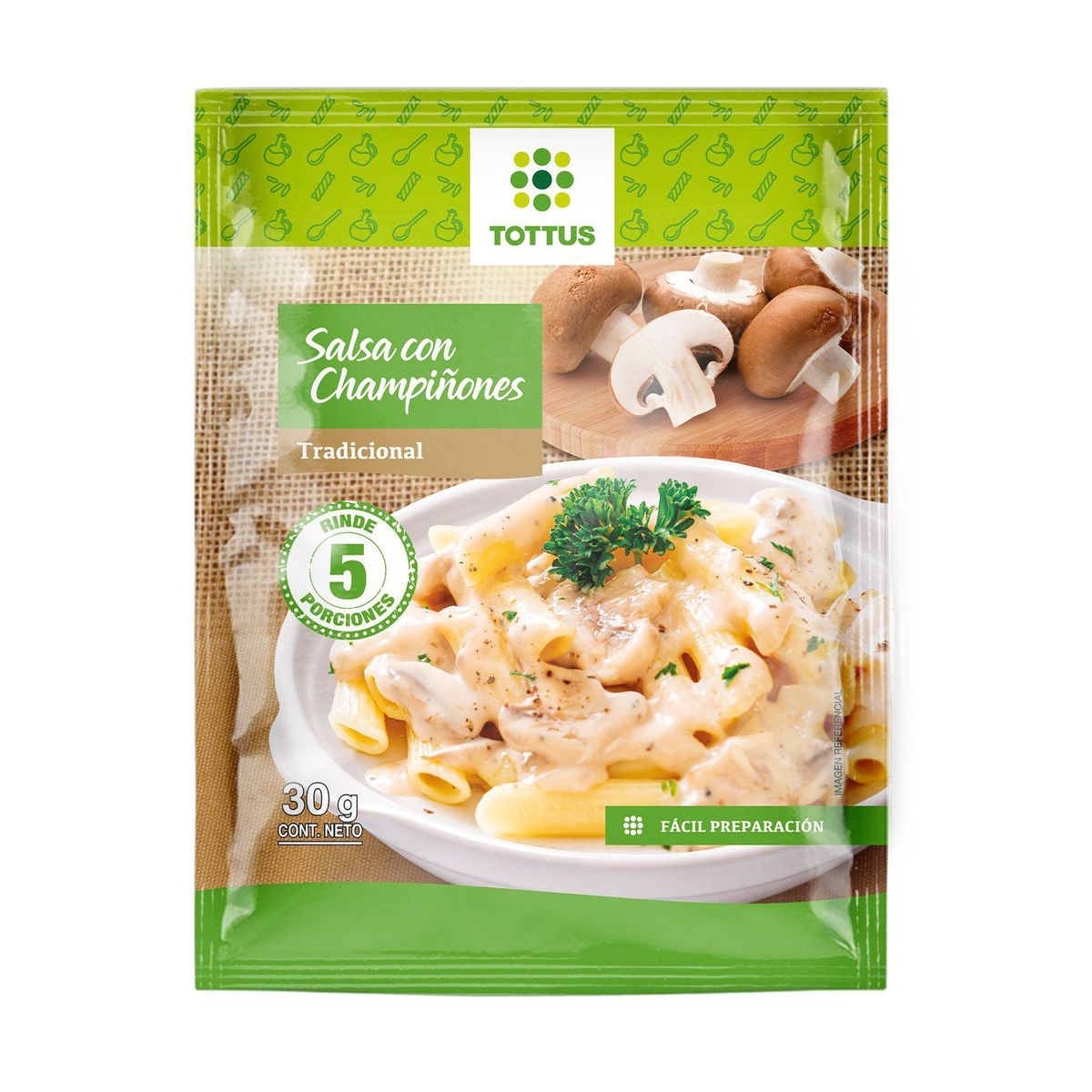 TOTTUS - Salsa Champinones en Polvo 30 g