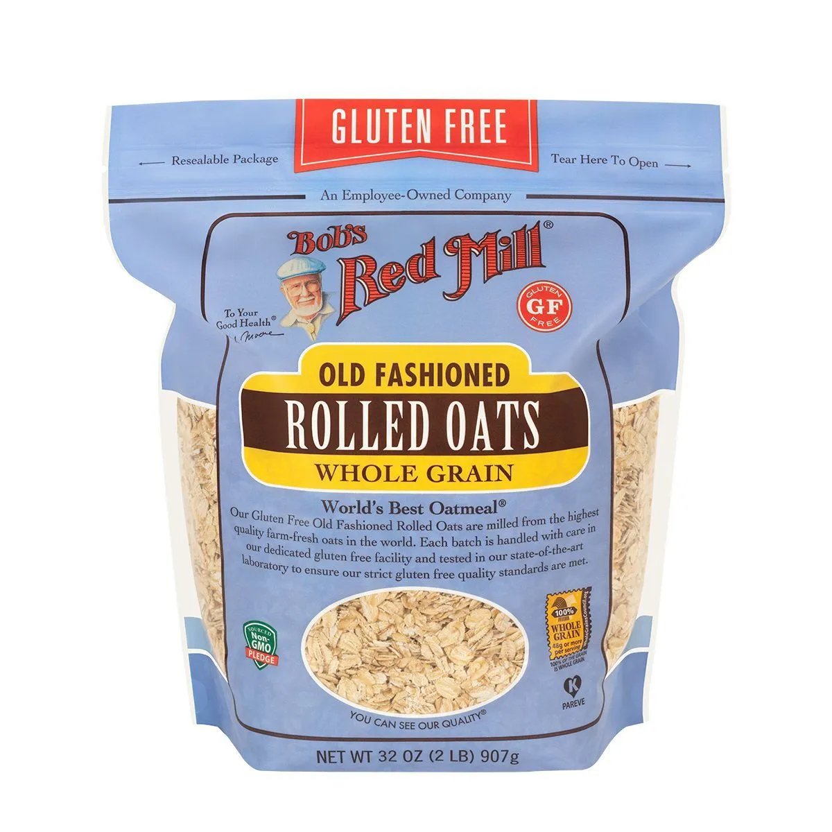 BOBS RED MILL - Hojuelas de Avena Bobs Red Mill Sin Gluten Empaque 907 g