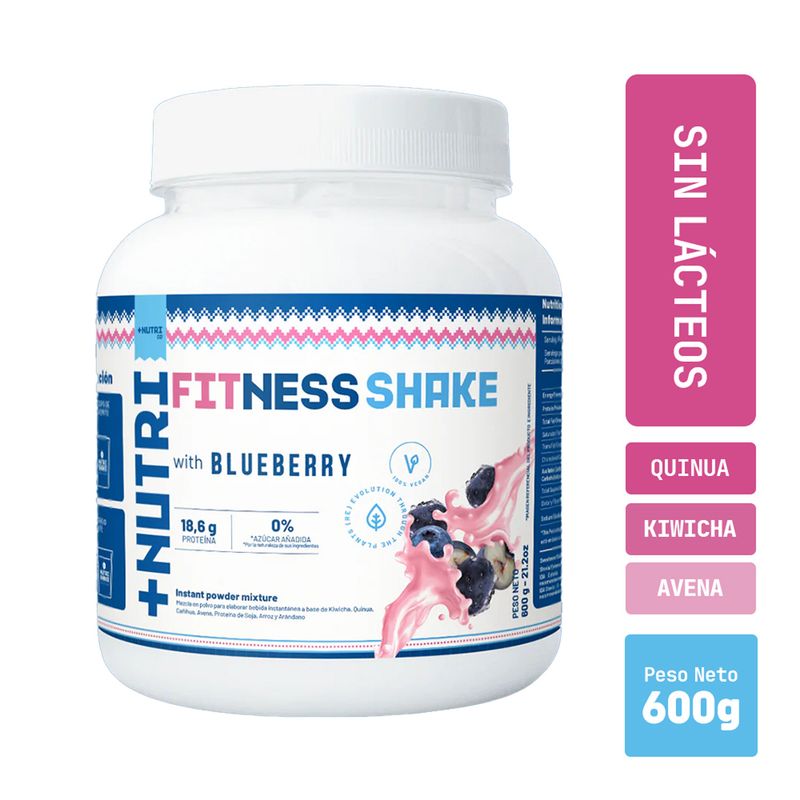 NUTRI CO - Suplemento Nutricional Nutri Co Fitness Shake Arándanos Doypack 600 g