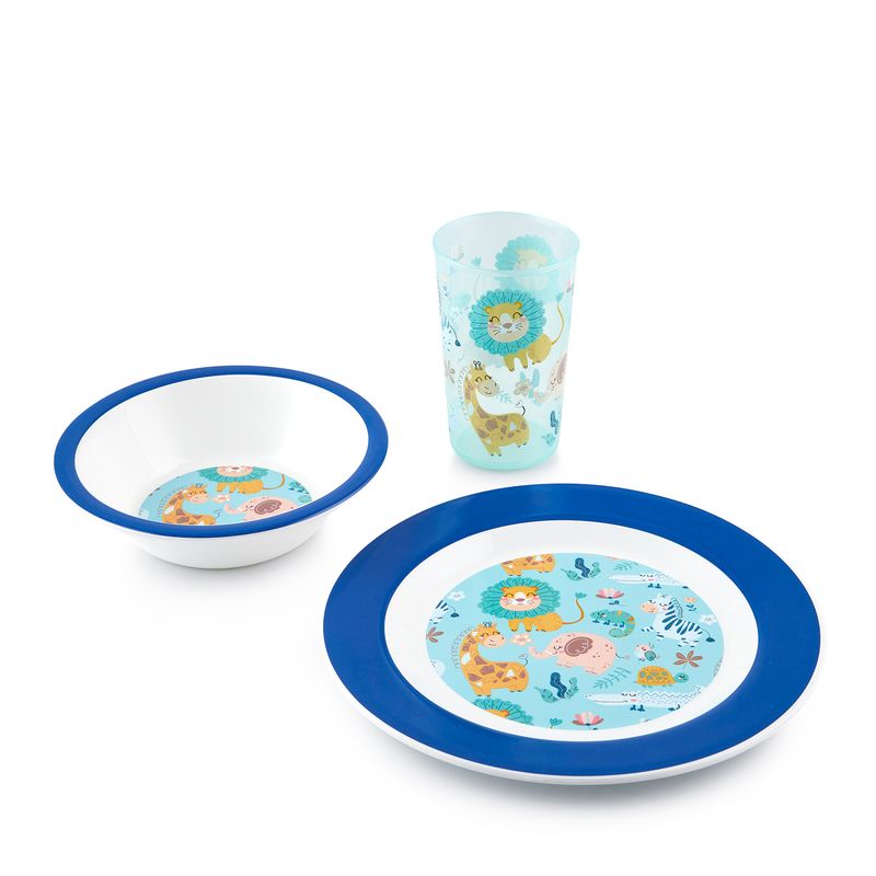 PRECIO UNO - SET INFANTIL PLATO+BOWL+VASO 2