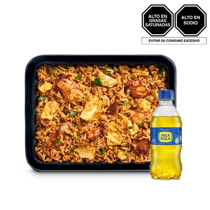 TOTTUS - Arroz Chaufa Con Pollo + Inca Kola 300 mL