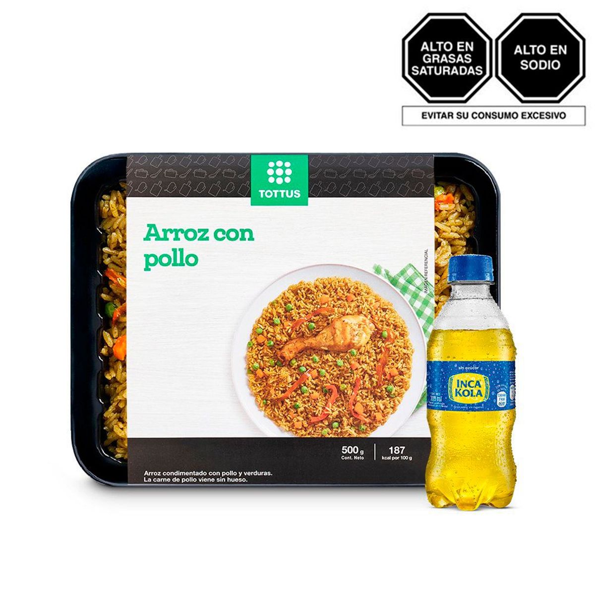 TOTTUS - Arroz Con Pollo + Inca Kola 300 mL