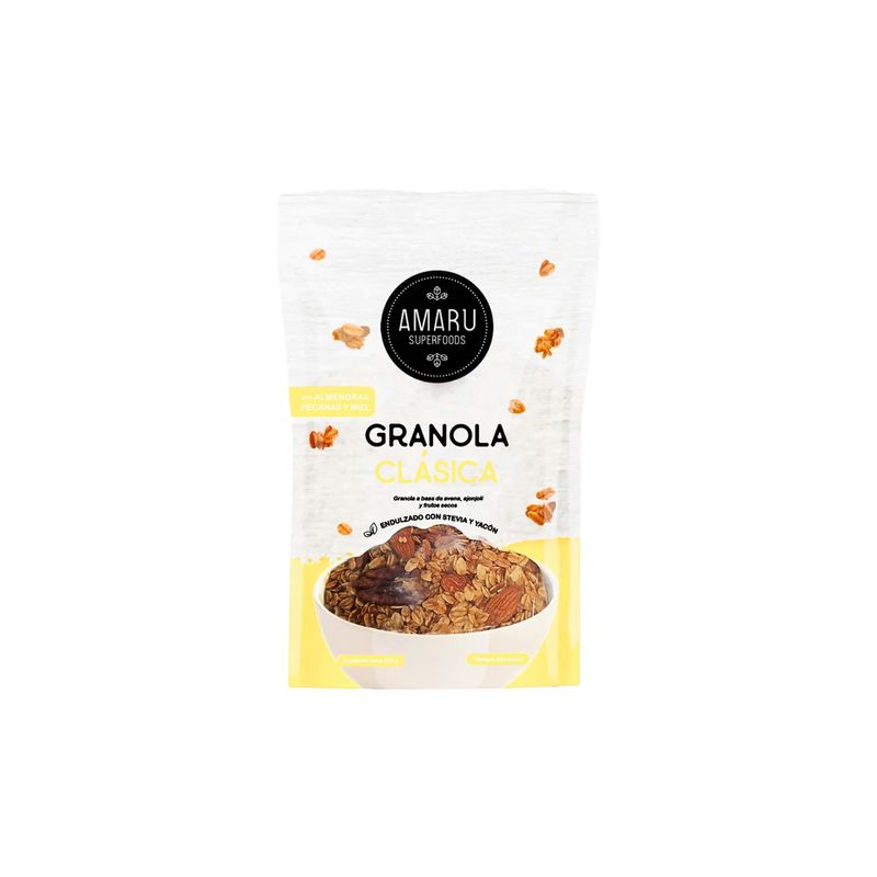 AMARU SUPERFOODS - Granola Amaru Superfoods Clásica Empaque 200 g