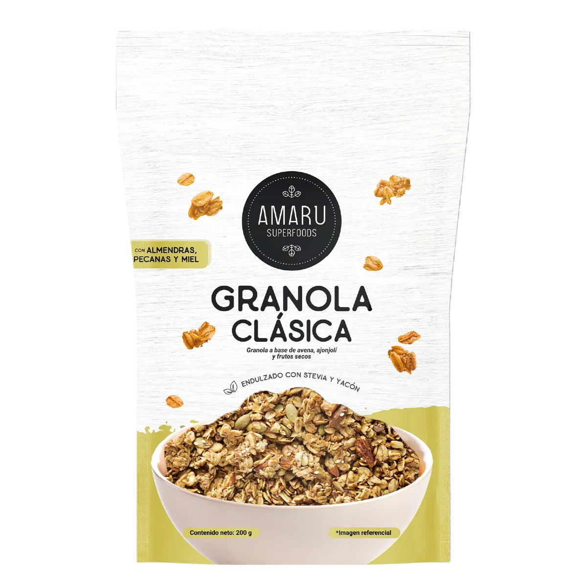 AMARU SUPERFOODS - Granola Amaru Superfoods Clásica Empaque 200 g