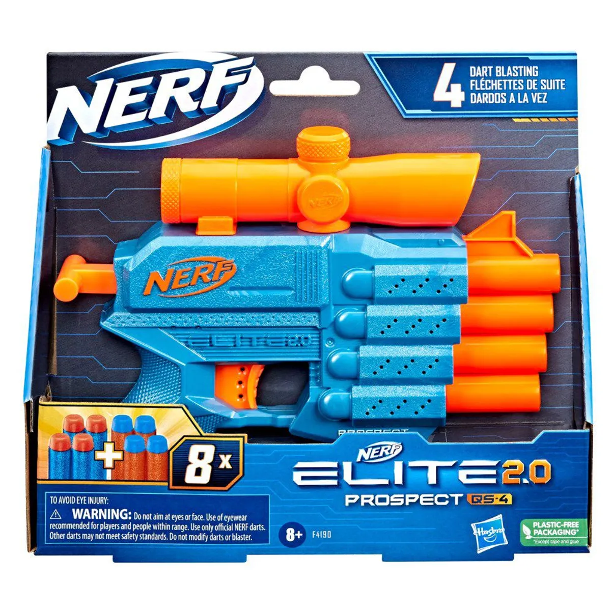 NERF - Lanzador Nerf Elite 2.0 Prospect Qs-4
