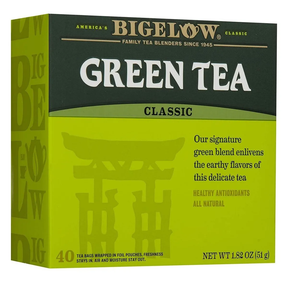 BIGELOW - Infusión de Té Verde Clásico Bi gelow 51 g