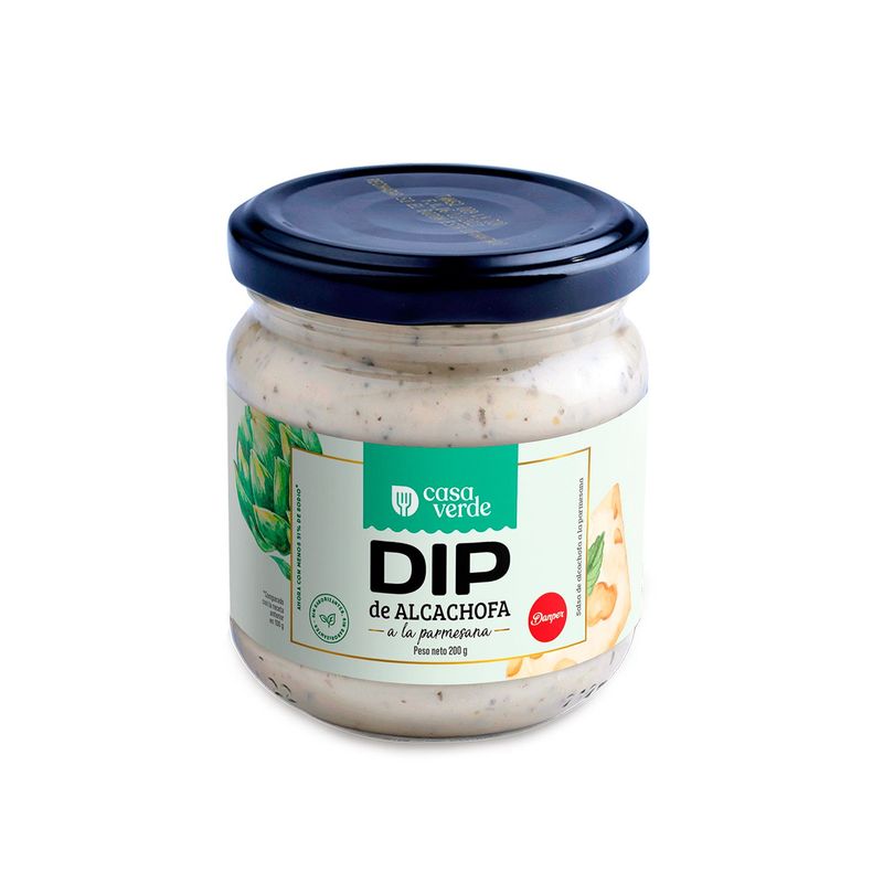 CASA VERDE - Dip Alcachofa Parmesana Casa Verde Envase 200 g