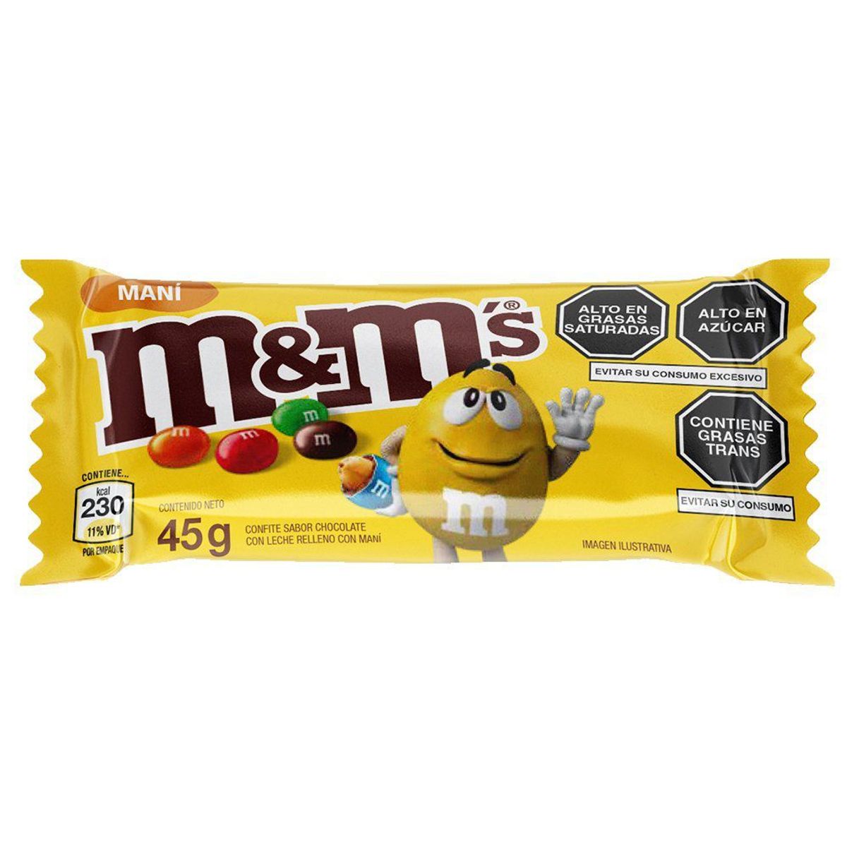 MYM - ConfiTé Chocolate MyM con Leche Relleno Maní 45g