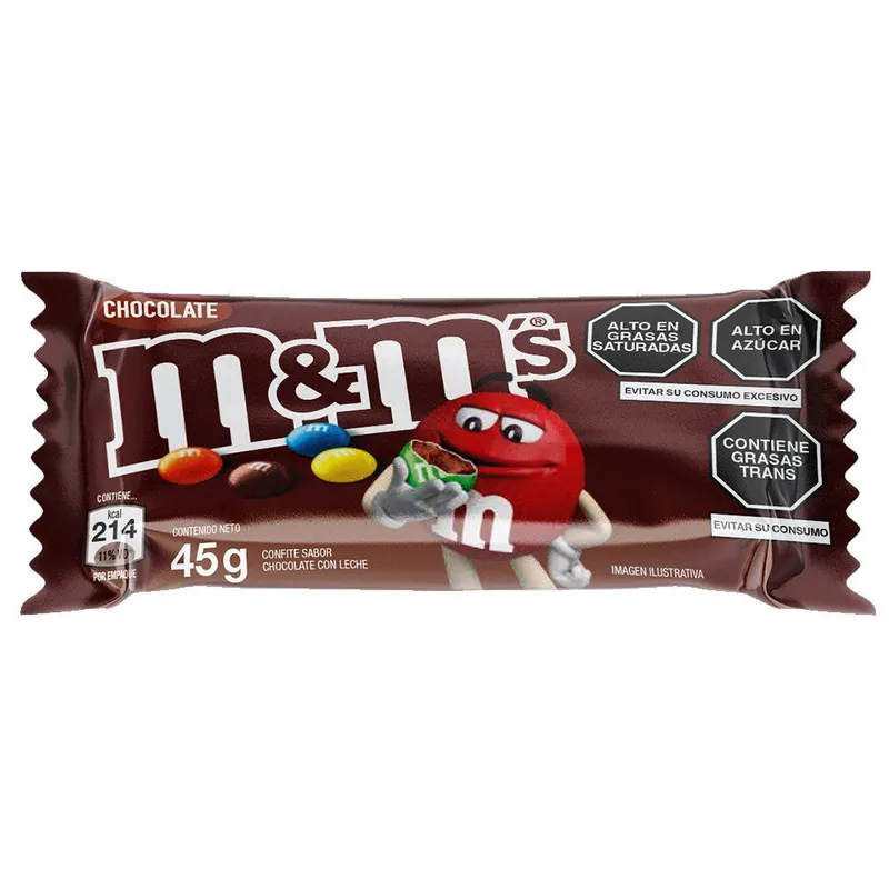 Caja de M&M sabor chocolate con leche 18 unidades | Tottus Perú