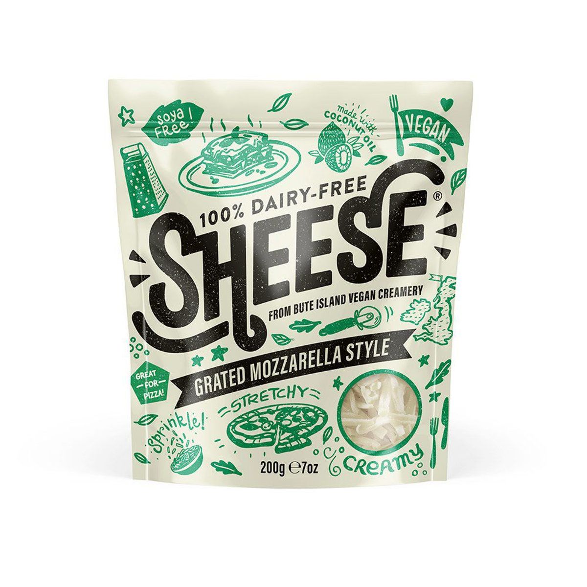 SHEESE - Queso Goudá Vegano Sheese en Tajadas Empaque 200 g