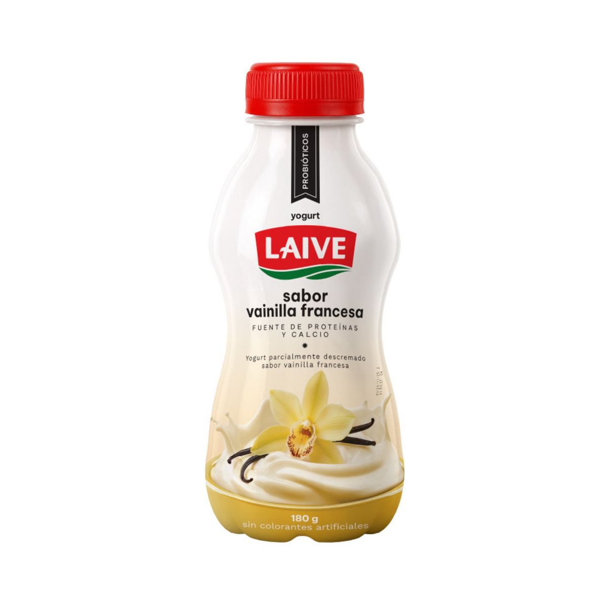 LAIVE - Yogurt Laive Probióticos Vainilla Botella 180 g