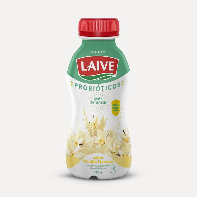 LAIVE - Yogurt Probiótico Laive Vainilla 180 g