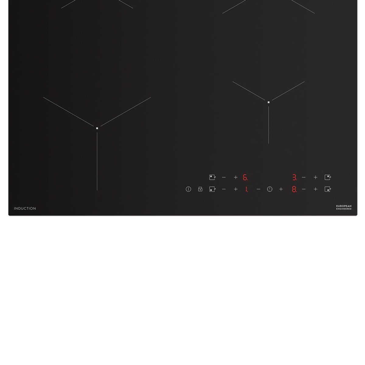 ELECTROLUX - Encimera de Vidrio Etii60F7Eob