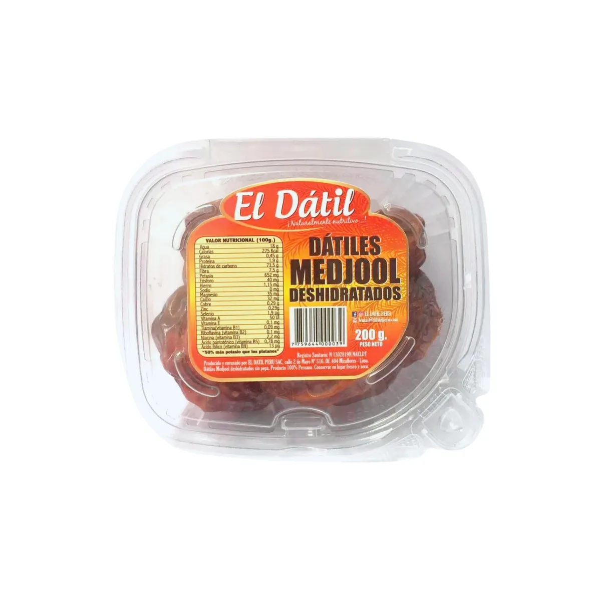 EL DATIL - Dátiles Medjool Deshidratados El Datil