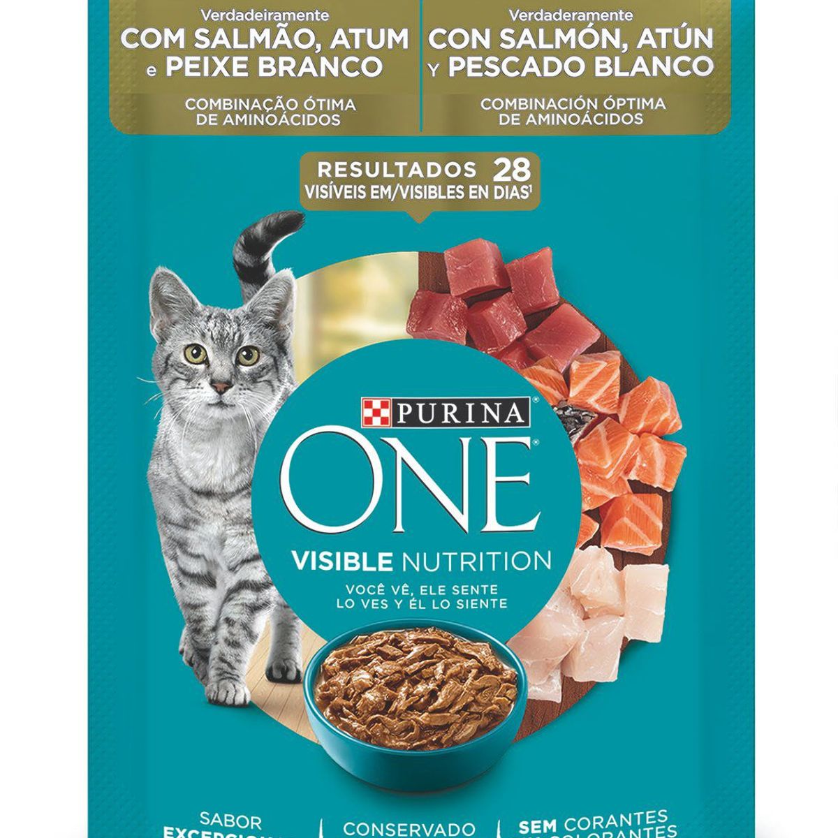 PURINA ONE - Alimento Húmedo Gatos y Gatitos Purina One Atún Doypack 85 g
