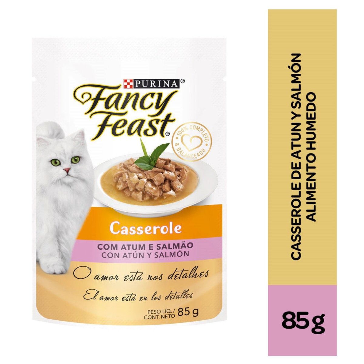 FANCY FEAST - Alimento Húmedo Gatos Fancy Feast Casserole Atún Doypack 85 g