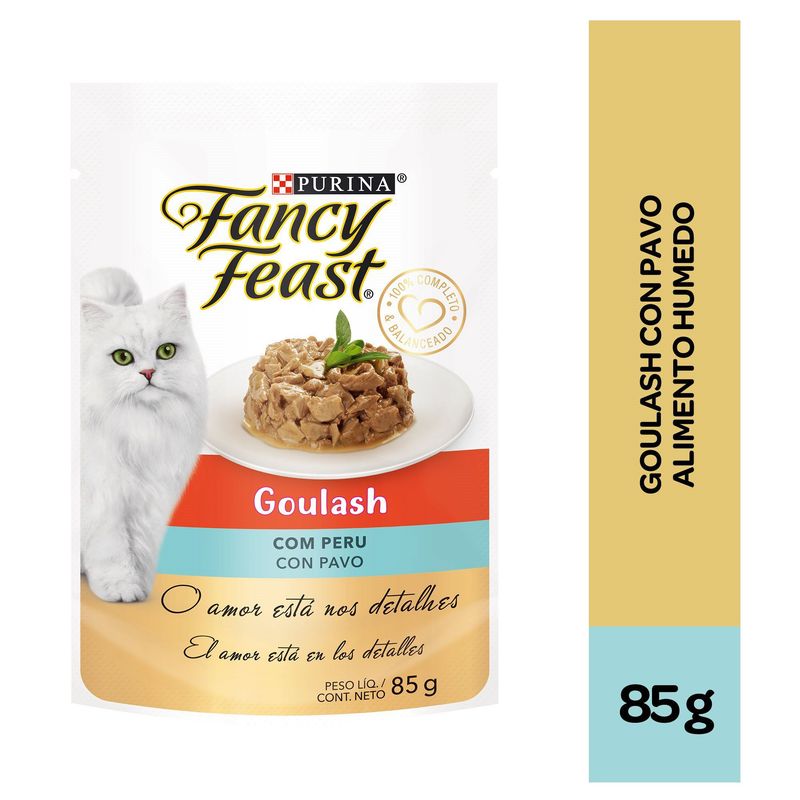 FANCY FEAST - Comida para Gatos Fancy Feast goulash Pavo 85 g