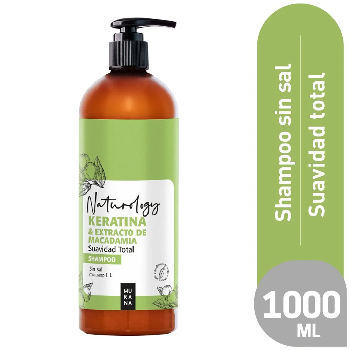 MURANA - Shampoo Murana Keratina Botella 1 L