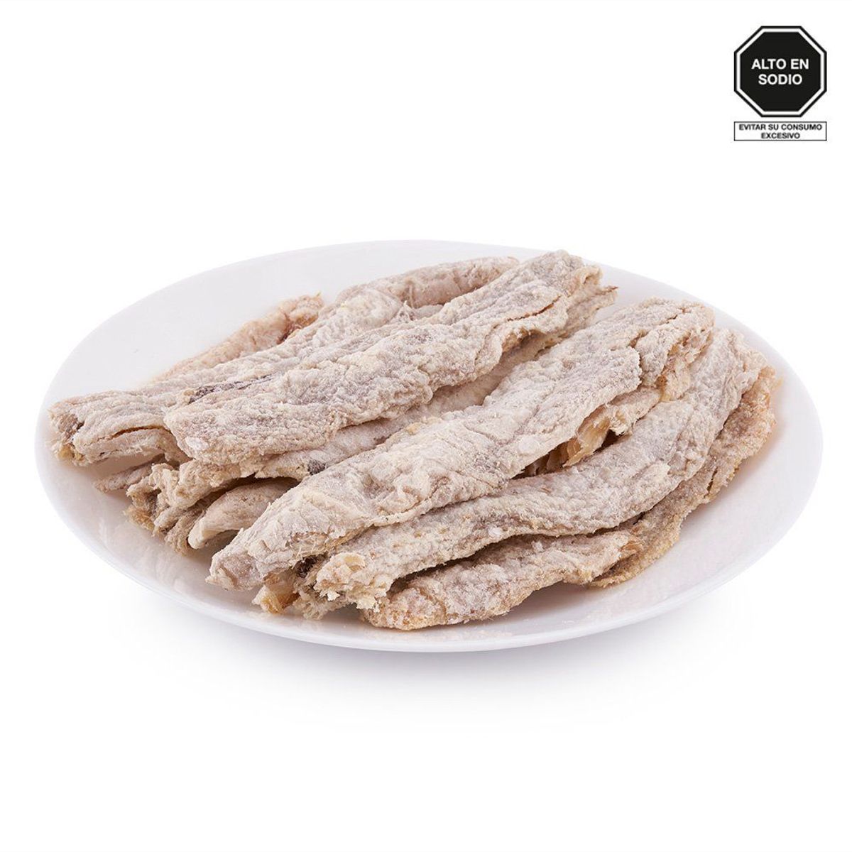 KLIPFISH - MERLUZA FILETE S/PIEL SECO SALADO BOLSA X 450 GR.