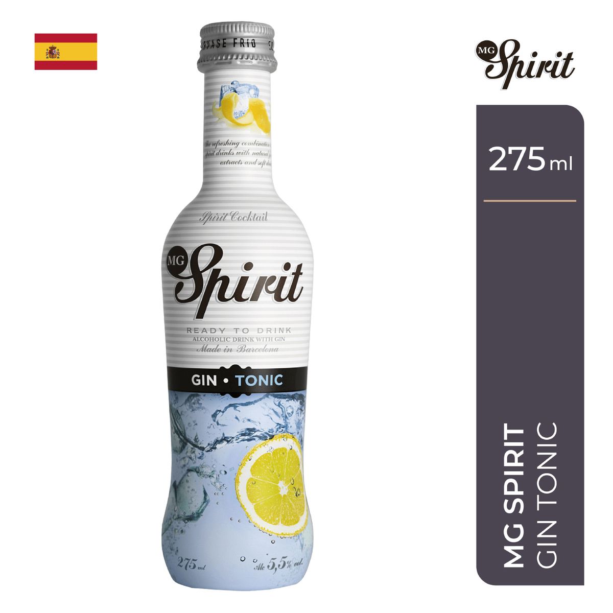 MG SPIRIT - REP MG SPIRIT GIN TONIC X 275 ML