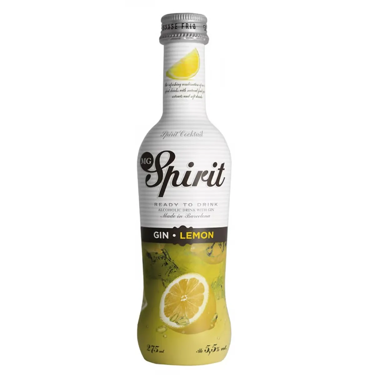 MG SPIRIT - Bebida RTD Gin MG Spirit Lemon Botella 275 mL