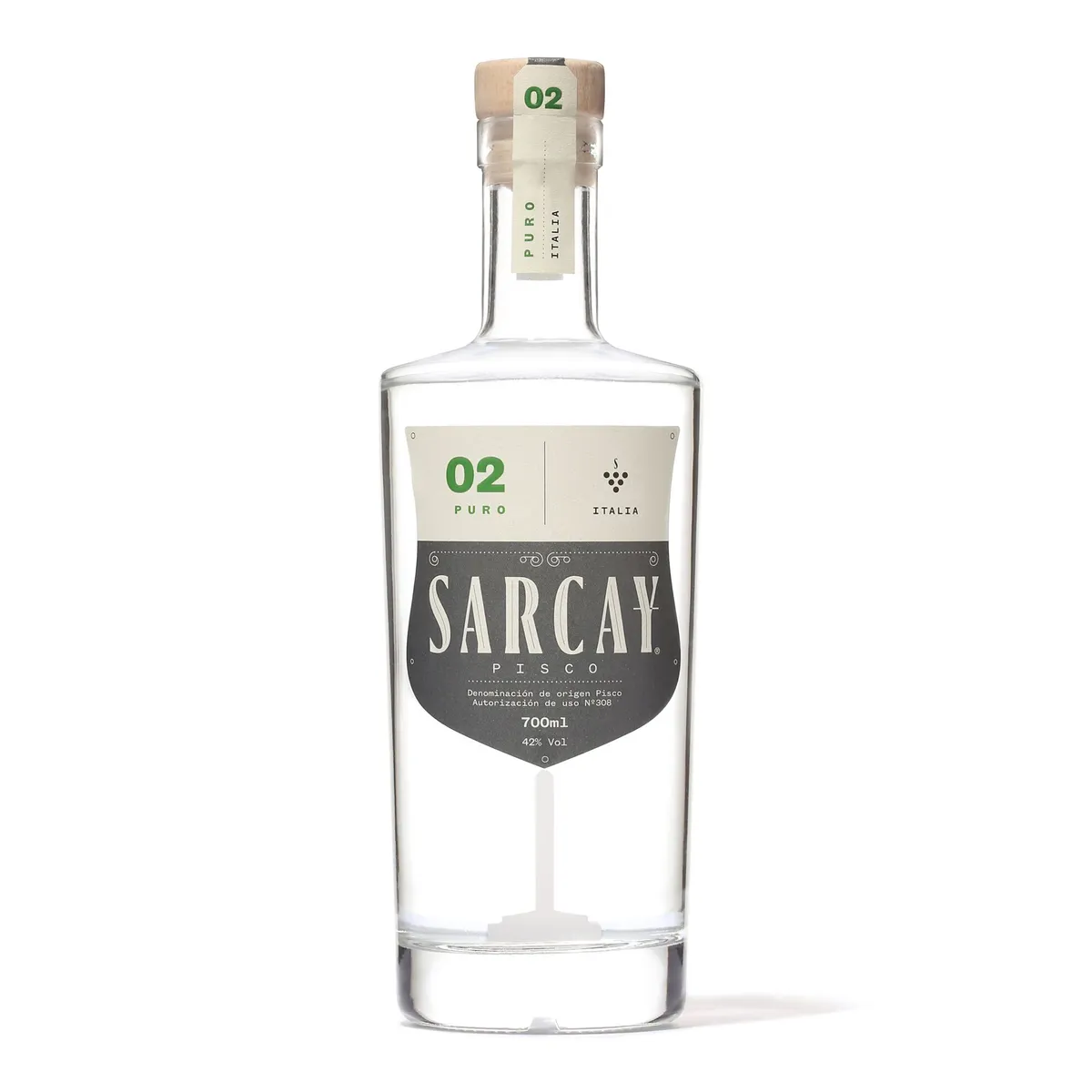 SARCAY - Pisco Acholado Mollar Italia Sarcay Botella 700 mL