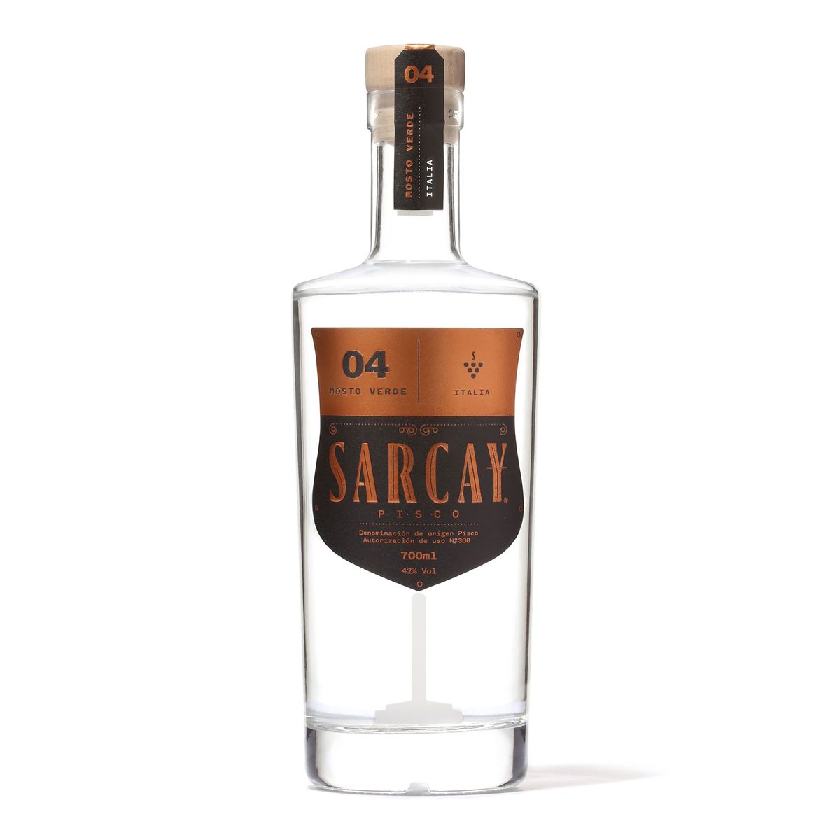 SARCAY - Pisco Mosto Verde Italia Sarcay Botella 700 mL