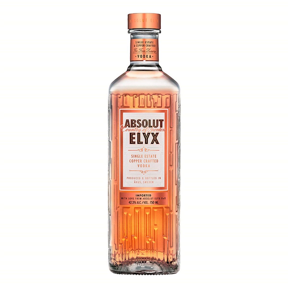ABSOLUT - Vodka Absolut Elyx Botella 700 mL