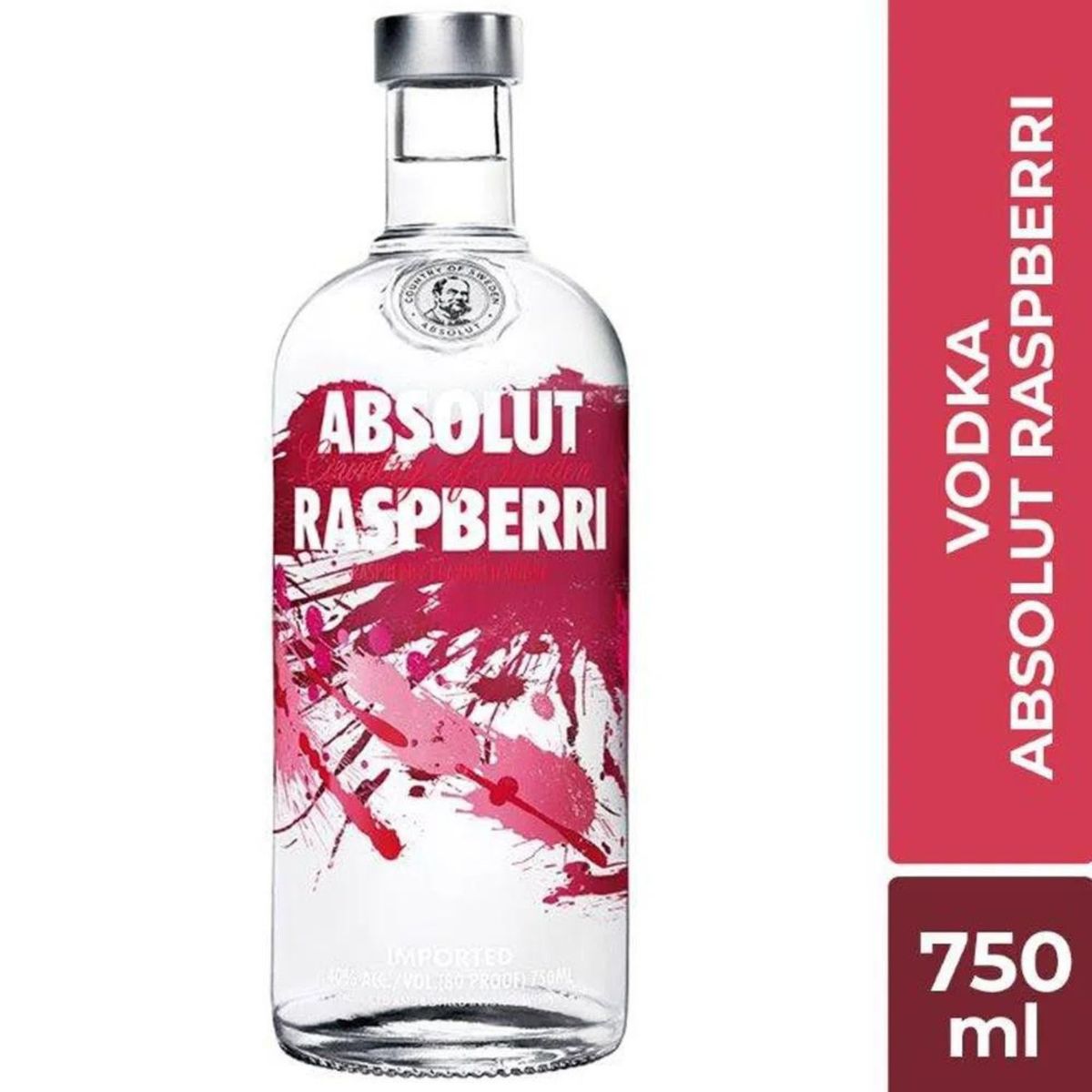 ABSOLUT - Vodka Absolut Raspberry Botella 750 mL