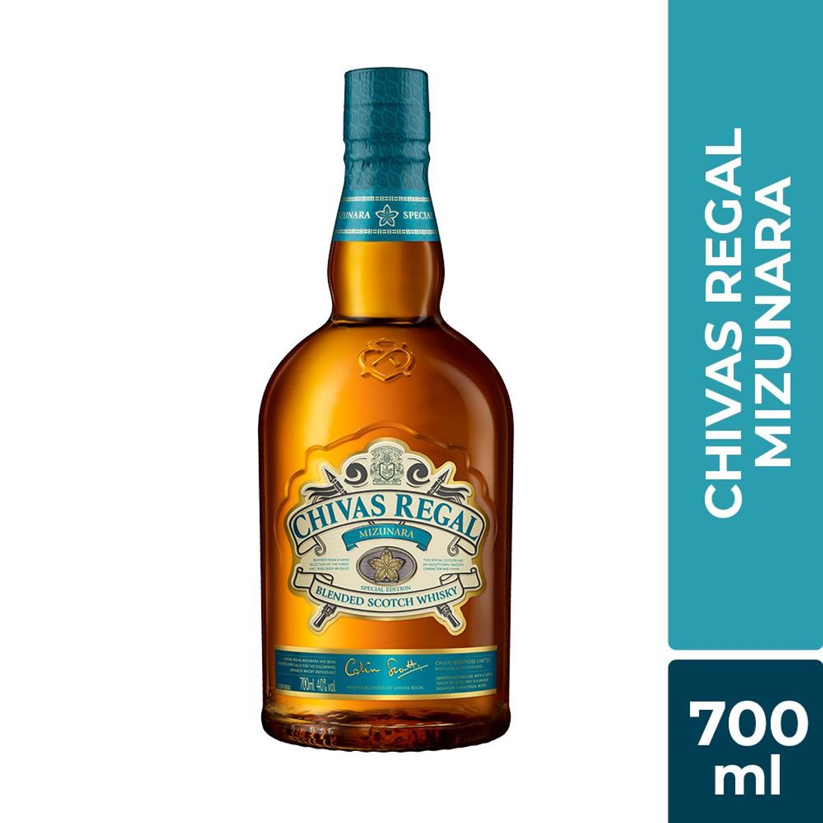 CHIVAS REGAL - Whisky Chivas Regal Mizunara Botella 700 mL