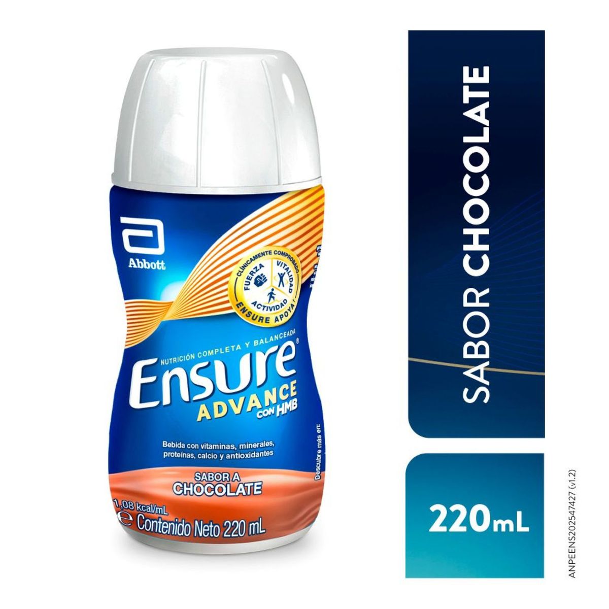 ENSURE - Bebida Suplemento Nutricional Ensure Advanced Chocolate Botella 220 mL