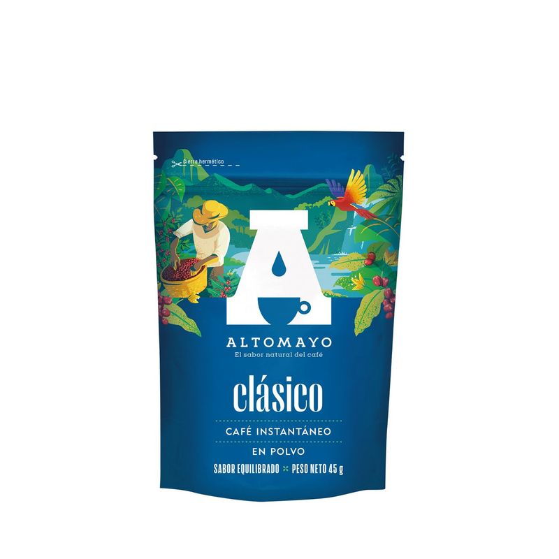ALTOMAYO - Café Instantáneo Clásico Doypack Altomayo x 45 g