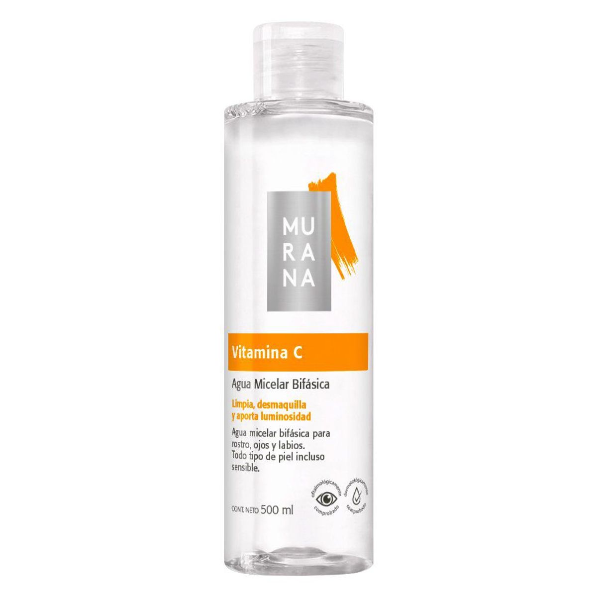MURANA - Agua Micelar Bifásica Murana Vitamina C Envase 500 mL