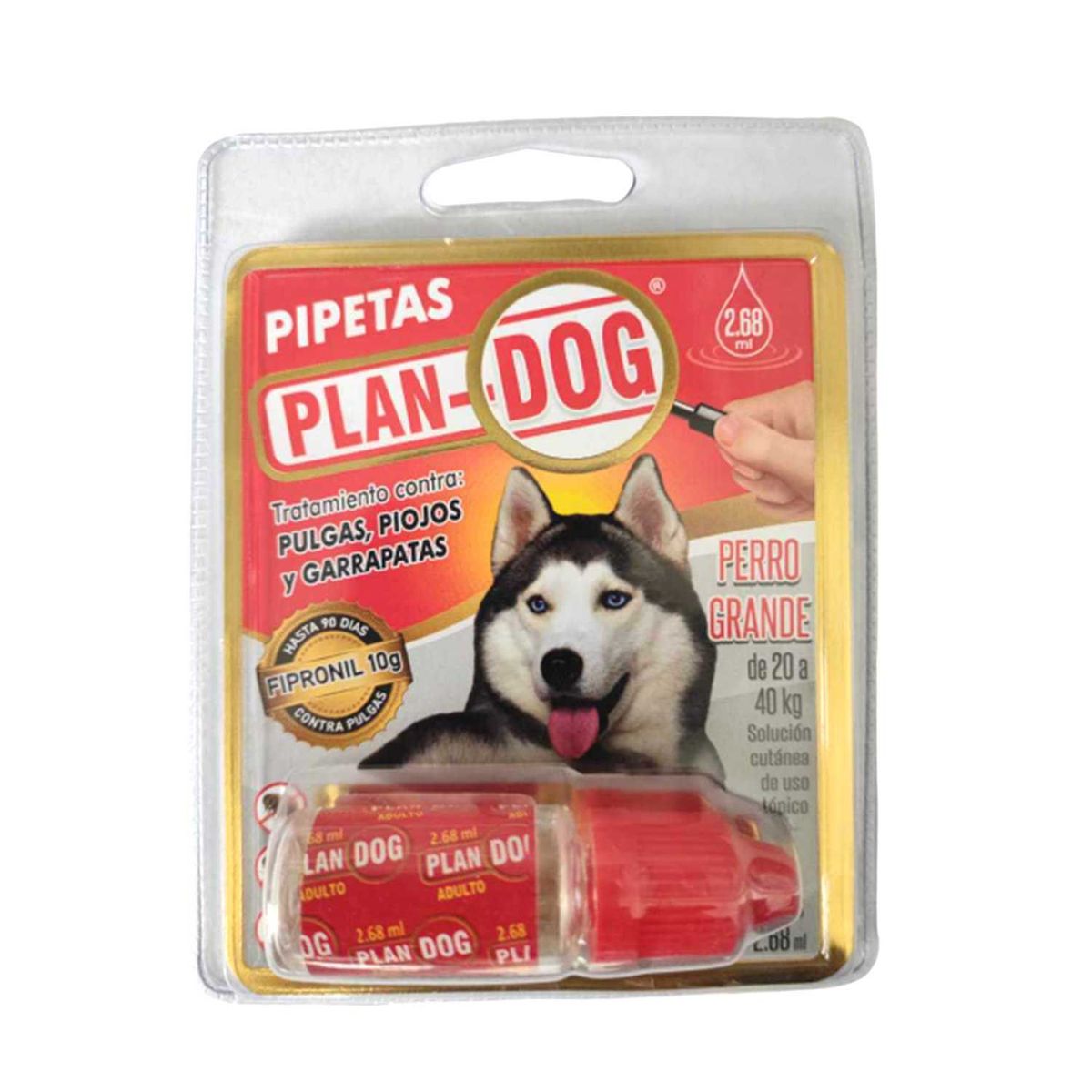  - Pipeta Antipulgas Plan Dog Perro Grande Envase 2.68 mL